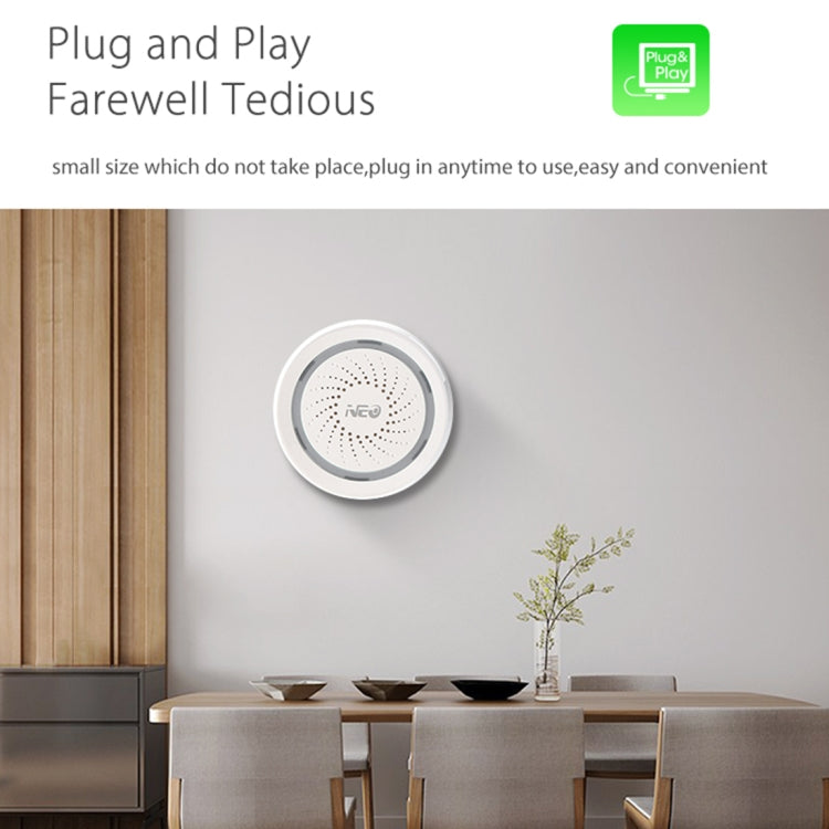NEO NAS-AB02W WiFi USB Siren Alarm Sensor for Home Alarms Security, AB02W NEO NAS-AB02W WiFi USB Siren Alarm Sensor for Home Alarms Security, AB02W
